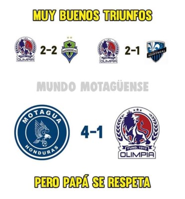 Crueles: Los otros memes que no has visto de la humillación de Motagua a Olimpia &nbsp;&nbsp;