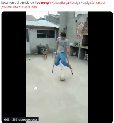 Boateng, Barcelona y los imperdibles memes del empate ante el Huesca