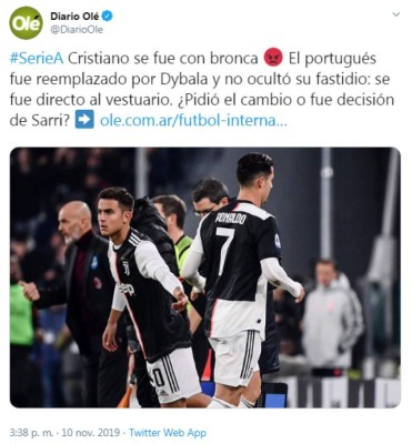 Lo que dice la prensa internacional sobre la nueva sustitución de Cristiano Ronaldo: 'No sucedía desde 2016'