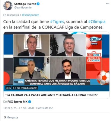Lo que se dice en redes sobre el Tigres-Olimpia: 'Troglio, hacenos el favor... Con todo esta noche”