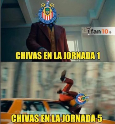 Liga MX: Chivas 'galácticas' y Oribe Peralta, víctimas de los memes tras goleada ante Tigres