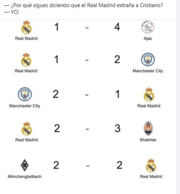 Los memes despedazan al Real Madrid tras no poder ganar en la Champions 2020-21