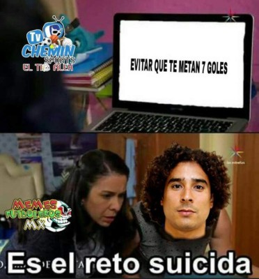 Chicharito y Ochoa protagonizan memes de la derrota de México ante Croacia