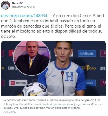 Le caen las avispas: Lluvia de críticas para periodista Carlos Alberth por llamar 'imbécil' a Leverón