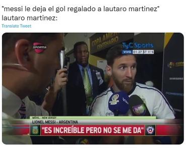 ¿El nuevo Higuaín? Los memes hacen pedazos a Lautaro Martínez por sus fallos contra Australia en el Mundial