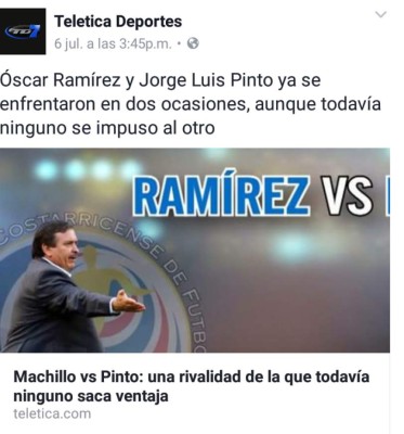 ¡Atención! Esto dice la prensa tica del duelo de esta noche ante Honduras