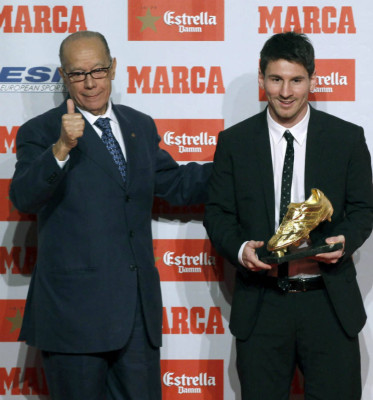 Lionel Messi recibió la Bota de Oro.
