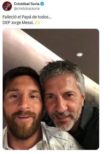 Lo que dice la prensa y clubes por la muerte del papá de Messi: Uno de los pilares...
