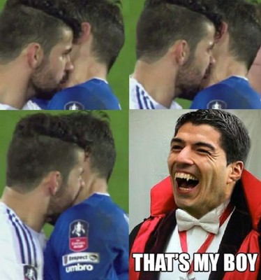 Memes a Diego Costa por intentar morden a jugador del Everton