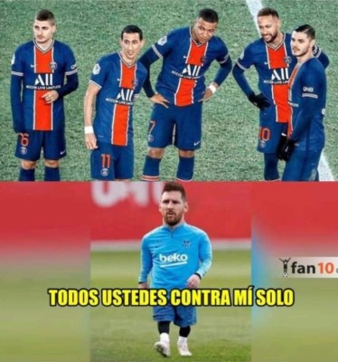Messi hizo su primer entrenamiento con el PSG y los memes destrozan a Sergio Ramos