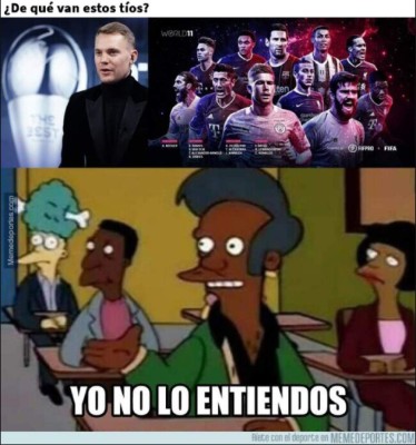 Cristiano Ronaldo y Messi son destrozados con memes tras los premios The Best