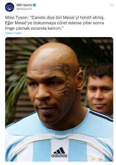 Mike Tyson sale al cruce y advierte al Canelo Álvarez: ‘‘Si toca a Messi, tendré que volver al ring’’
