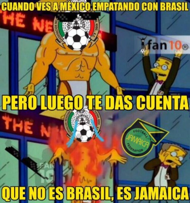 Los terribles memes del empate de México ante Jamaica en la Copa Oro