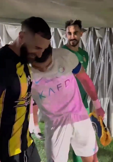 Show en la liga de Arabia: el reencuentro de Cristiano Ronaldo con Benzema y los goles del portugués