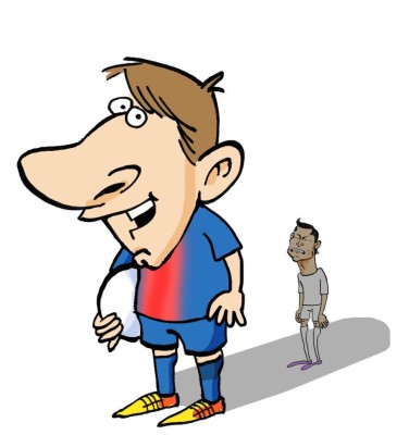 Las Mejores Caricaturas de Lionel Messi por Garabatos.