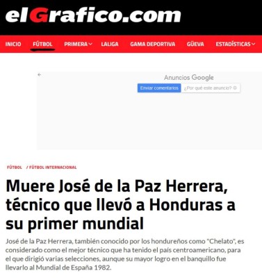 Impacto mundial por la muerte de Chelato Uclés: Lo que dicen los medios internacionales