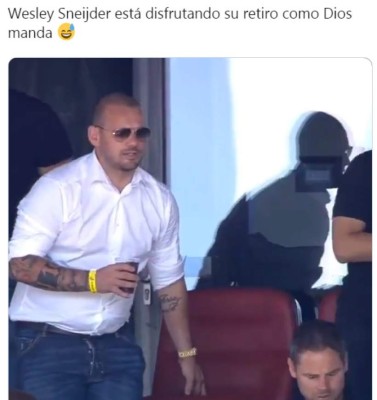 Impactante: Así luce ahora Wesley Sneijder a dos semanas de anunciar su retiro
