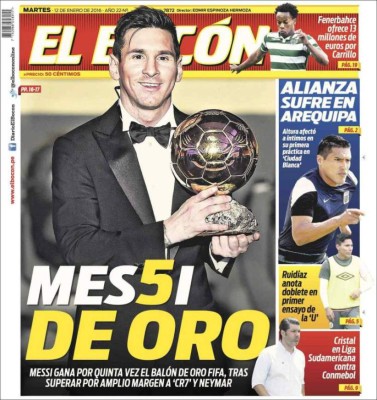 Las portadas del mundo deportivo se rinden a Lío Messi