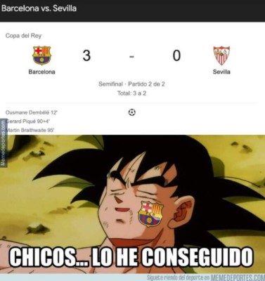 Memes: Messi, 'Súper' Braithwaite y el VAR son protagonistas de los otras burlas de la remontada del Barcelona