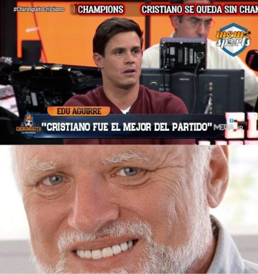 Memes: Las otras burlas que hacen pedazos a Cristiano Ronaldo por quedar fuera de la Champions