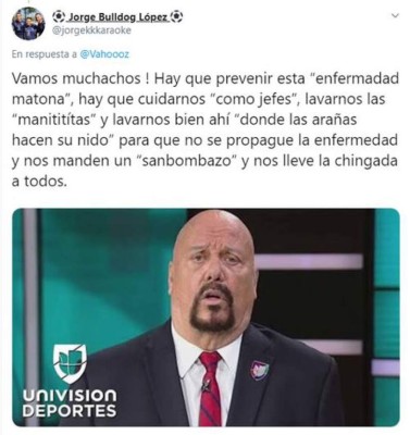 Mexicanos toman con humor la llegada del coronavirus usando a sus periodistas deportivos