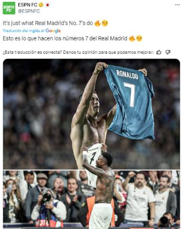 “Le tocas los h*** y te atienes a esto”: la prensa se rinde ante Vinicius y Real Madrid por otra épica remontada en Champions