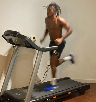 ¡No pierde tiempo! Así son los entrenamientos y la dieta de Alberth Elis en cuarentena