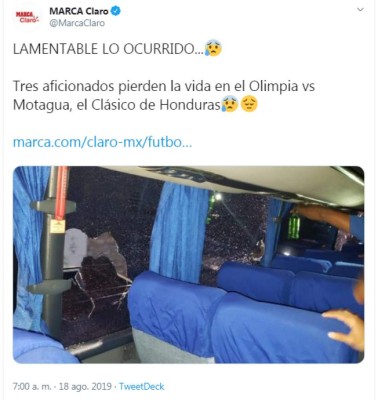 ¡Tragedia en Honduras! Así amanece la prensa mundial por el drama vivido en el Nacional