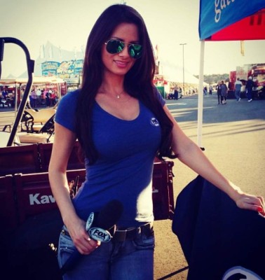 EXPLOSIVA: Así es April Rose, la infartante presentadora deportiva de Fox Sports