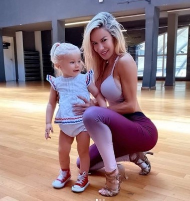 Así de imponente luce ahora Luciana Salazar, la modelo argentina que tuvo un amorío con Messi