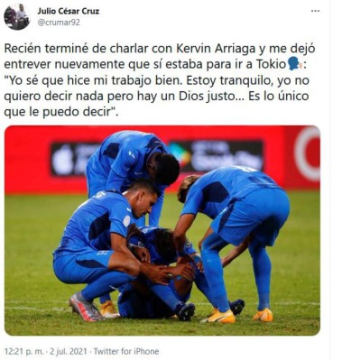 Controversia por ausencia de Kervin Arriaga en la 'H': 'No sabía que era un crack insustituible'