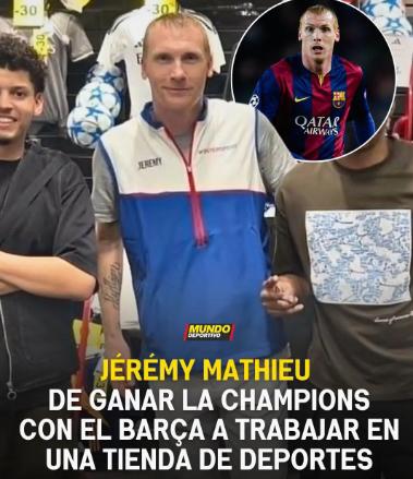 Tengo bastantes problemas: fue campeón con el Barcelona, ahora trabaja en una tienda y está superando una depresión