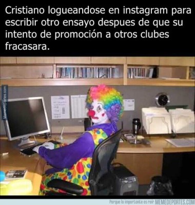 Cristiano Ronaldo anunció que no volverá al Real Madrid y los memes destrozan a Edu Aguirre