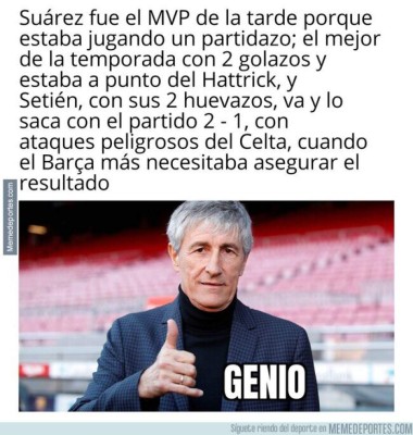 Los memes hacen pedazos al Barcelona tras empatar ante el Celta y tirar la Liga de España