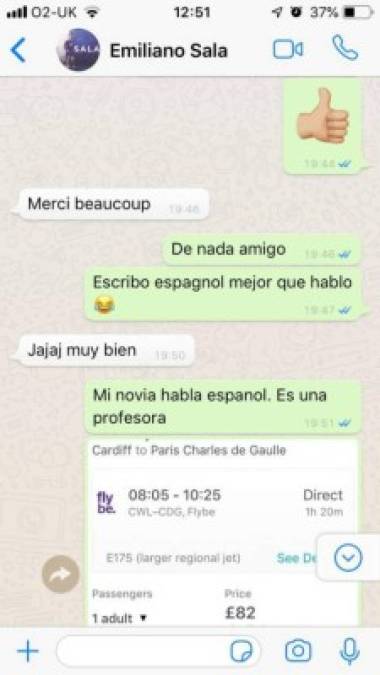 ¿Abandonado? Revelan nuevos chats de Emiliano Sala antes de su trágica muerte