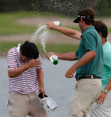 Felipe Velásquez, venezolano que se lleva el Honduras PGA Tour Latinoamérica de golf