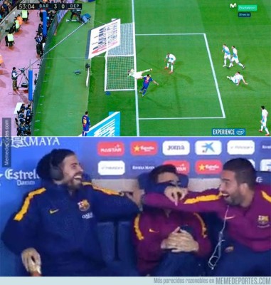 ¡Pobre Messi! Los memes del triunfo del Barcelona ante el Deportivo