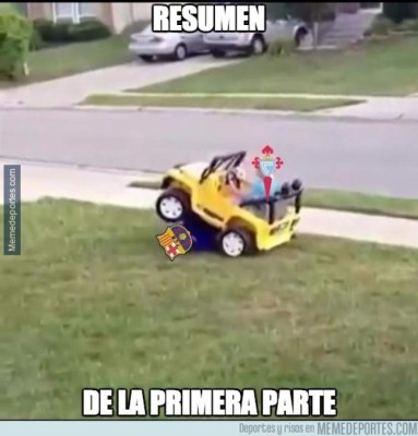 Con memes se burlan de la humillante derrota del Barcelona ante Celta