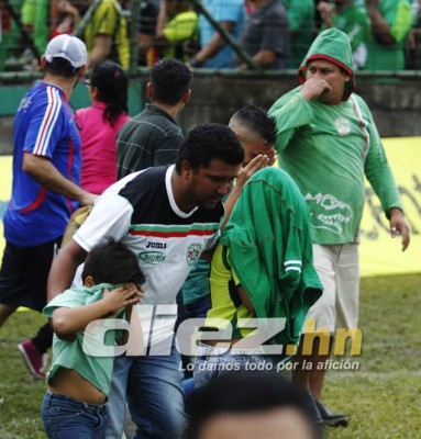 Las imágenes que no viste en TV de incidentes en el Yankel Rosenthal