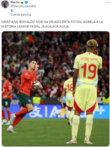 Cristiano Ronaldo campeón de la Liga de Naciones y los memes ponen en su lugar a Lamine Yamal con su España