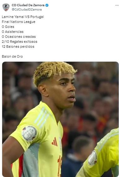 Cristiano Ronaldo campeón de la Liga de Naciones y los memes ponen en su lugar a Lamine Yamal con su España