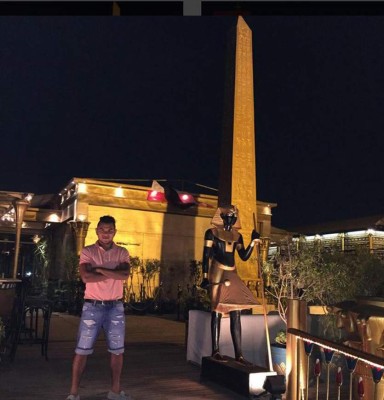 FOTOS: Mario Martínez ya disfruta su estadía en El Cairo, Egipto