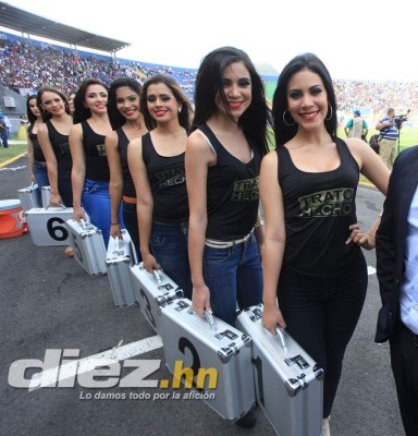 ¡Ufff! Qué bellezas.. Una hemrosa final entre Olimpia y Motagua .