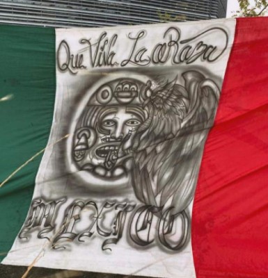 La épica bandera y el asado: Así es el ambientazo previo al México-Estados Unidos en el MetLife &nbsp;&nbsp;