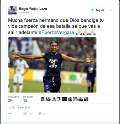 Compañeros, afición y periodistas muestran su apoyo a Santiago Vergara