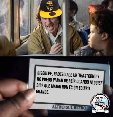 Memes: Destrozan al Real España tras la remontada de Marathón en el clásico