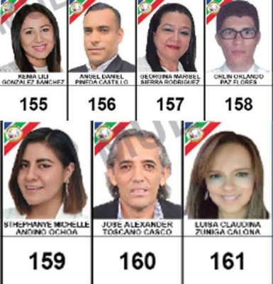 Especial elecciones Honduras 2017: Los candidatos a diputados por Francisco Morazán