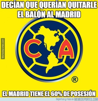 Real Madrid derrota al América y los memes no perdonan al club mexicano