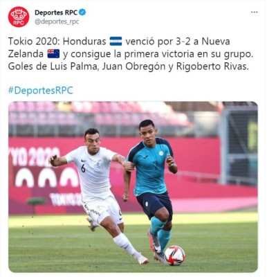 'Honduras no se rinde': Lo que dice la prensa mundial y nacional del triunfo de la Sub-23 ante Nueva Zelanda en Tokio