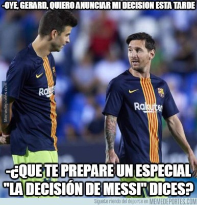 Siguen las burlas: Los otros memes que no has visto del 'adiós' de Messi al Barcelona